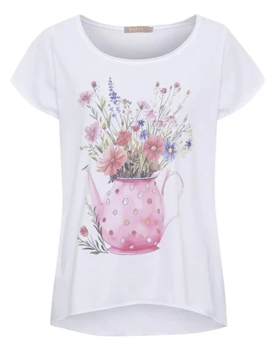 Marta du Chateau - MDCMarie T-shirt - Pink